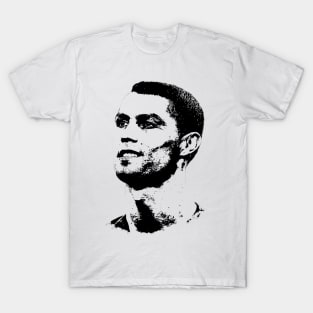 Cristiano Ronaldo Portrait Pop Art T-Shirt